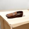 Dual tone brown loafer